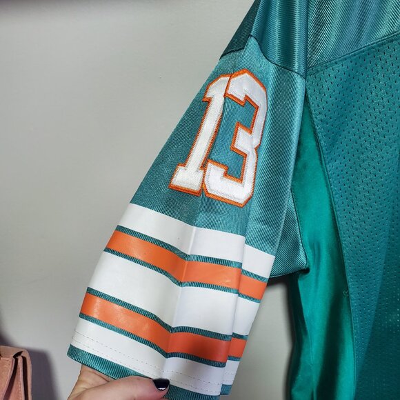 MITCHELL & NESS Dan Marino Miami Dolphins 1994 Throwbacks Jersey Aqua Men 50, XL - Picture 3 of 11